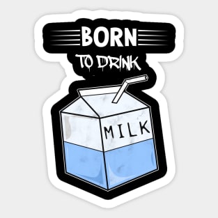 Funny Milk Sticker